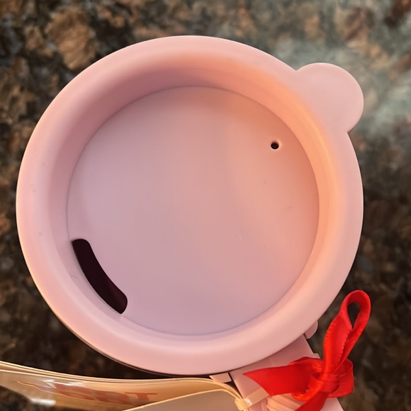 Target Bullseye’s Playground self-stirring mug, pale pink/purple NEW! - Picture 2 of 5